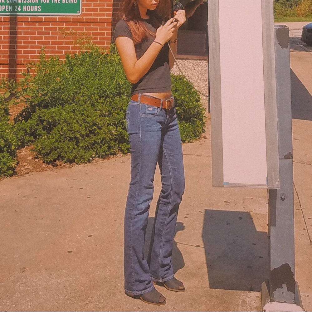 Hollister low-rise boot cut pants